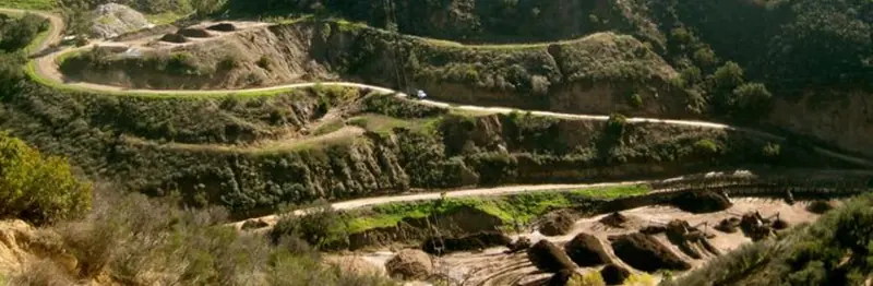 Terraced hillside, from Aguinaga Green’s composting process page